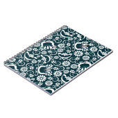 Elegantes Schwarzweiß-Notebook Notizblock (Linke Seite)