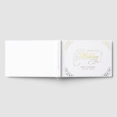 Elegantes Schwung-Kalligrafie-Hochzeitsgästebuch Gästebuch (Voll)