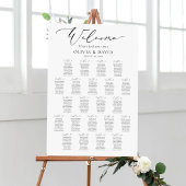 Elegantes Script 22 Tables Willkommenssymbol Poster