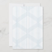 Elegantes Script 3 Foto Collage Geburtserklärung Ankündigung (Rückseite)