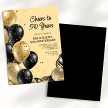 Elegantes Script 50. Hochzeitstag