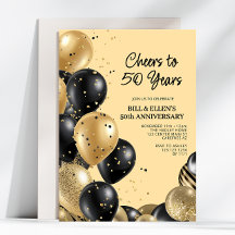 Elegantes Script 50. Hochzeitstag