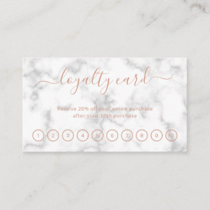 Elegantes Script Beauty Salon Rose Treuekarte