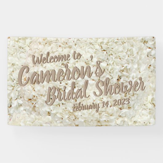 Elegantes Script-Brautparty Banner (Horizontal)