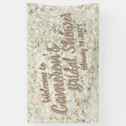 Elegantes Script-Brautparty Banner (Vertikal)