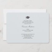 Elegantes Script Cherry Blossom | Modernes Foto Gr Ankündigung (Rückseite)