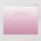 Elegantes Script & Editable Pink (beliebige Farbe) Flyer (Vorne)