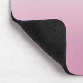 Elegantes Script & Editable Pink (beliebige Farbe) Mousepad (Ecke)