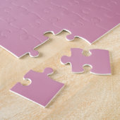 Elegantes Script & Editable Pink (beliebige Farbe) Puzzle (Seite)