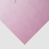Elegantes Script & Editable Pink (beliebige Farbe) Seidenpapier (Ausschnitt)