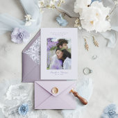 Elegantes Script Foto Bible Verse Christlich Hochz Einladung