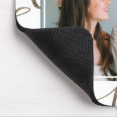 Elegantes Script-Foto und Name für Lieben Mousepad (Ecke)