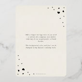 Elegantes Script Galentine's Day Foil Foto Folien Feiertagskarte (Rückseite)