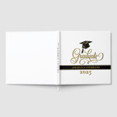 Elegantes Script Graduate Gästebuch (Voll)