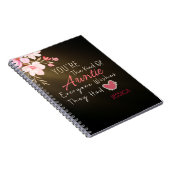 Elegantes Script & Heart Personalisiertes Notebook Notizblock (Rechte Seite)