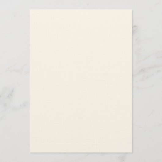 Elegantes Script-Hochzeitsprogramm - Black Off Whi Programm (Rückseite)