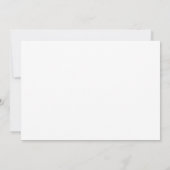 Elegantes Script Horizontal Bride Brautparty Einladung (Rückseite)