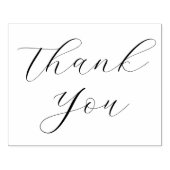 Elegantes Script Large Vielen Dank Gummistempel (Prägung)