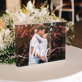 Elegantes Script "Liebe" Overlay-Foto Fotoblock