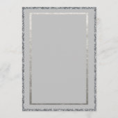 Elegantes Script Minimal Modernes Einfaches Hochze Einladung (Rückseite)