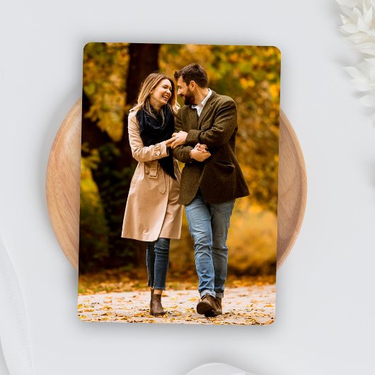 Elegantes Script Minimal Wedding Foto Save The Date