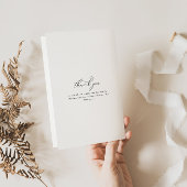 Elegantes Script Minimalistisch Paper-Programmheft Flyer