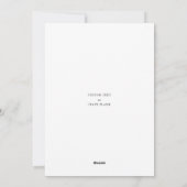 Elegantes Script Modernes Foto Weihnachtskarte Feiertagskarte (Rückseite)