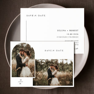 Elegantes Script Modernes Hochzeitsstipendium Save Einladung