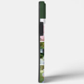 Elegantes Script Monogram 6 Foto Grün Case-Mate iPhone Hülle (Rückseite / Rechts)