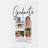 Elegantes Script Multi Foto Abschluss Graduate Acrylschild (Winkel)