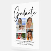 Elegantes Script Multi Foto Abschluss Graduate Acrylschild (Winkel)