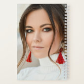 Elegantes Script Multi Foto Abschluss Graduate Notizblock (Rückseite)