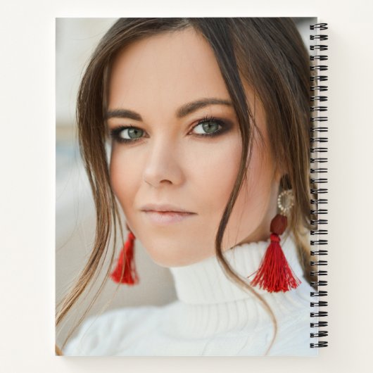 Elegantes Script Multi Foto Abschluss Graduate Notizblock (Rückseite)