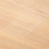 Elegantes Script neunziges Black Gold 90. Geburtst Acryleinladungen (Ablage )