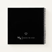 Elegantes Script Personalisiert Notes & Musings Bl Notizblock (Rückseite)