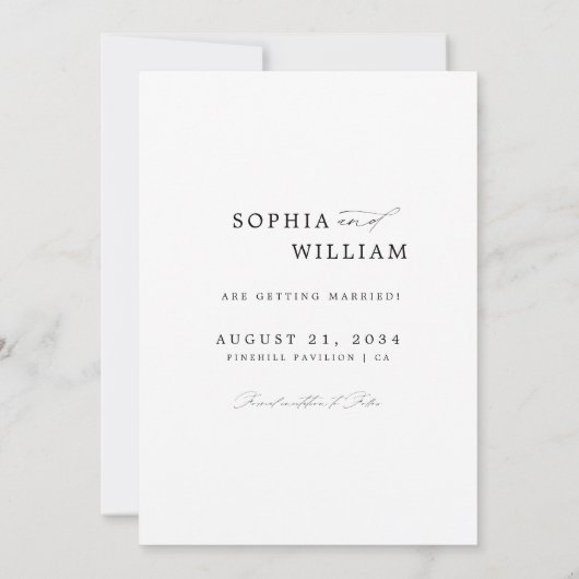 Elegantes Script Rustic Sunflower Foto Boho Weddin Save The Date (Rückseite)