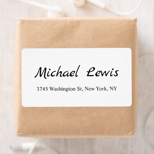 Elegantes Script Schlicht Black & White Minimalist (Insitu)