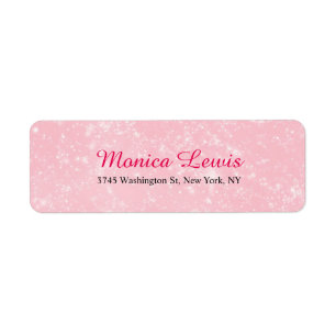 Elegantes Script Schlicht Rosa Minimalistisch Femi