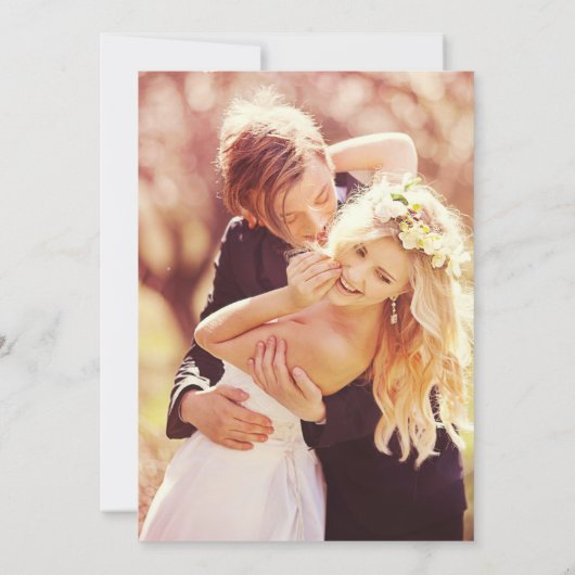 Elegantes Script Simple Gold Minimal Brautparty Einladung (Rückseite)