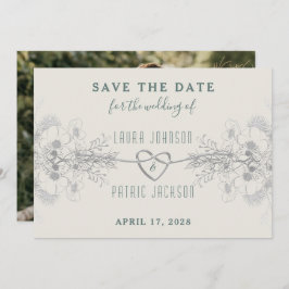Elegantes Script Simple Wedding Save The Date