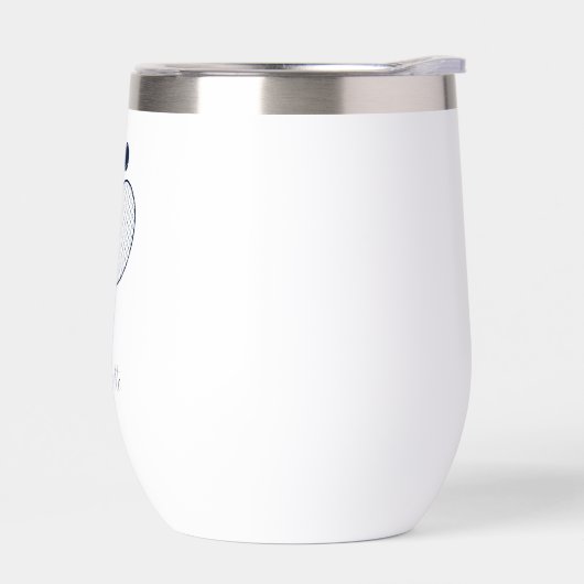 Elegantes Script Tennis Player Monogram Personalis (Links)