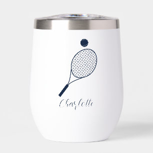 Elegantes Script Tennis Player Monogram Personalis