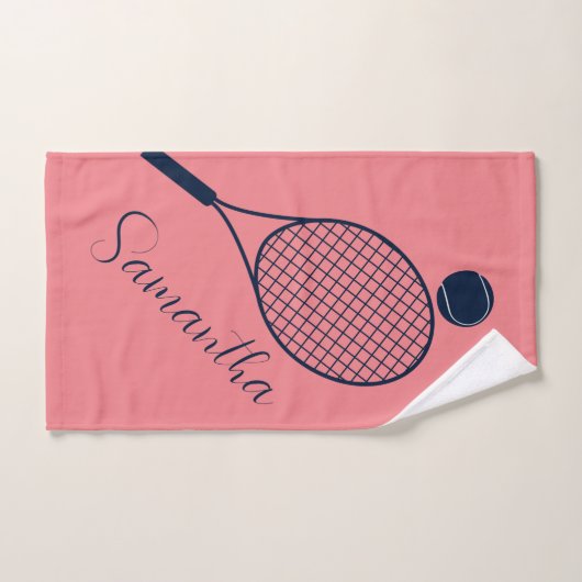 Elegantes Script Tennis Players Personalisiert Swa Handtuch (Handtuch)