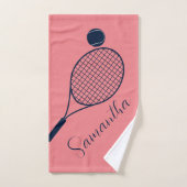 Elegantes Script Tennis Players Personalisiert Swa Handtuch (Handtuch)