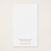 Elegantes Script Türkise Blue Earring Display (Rückseite)