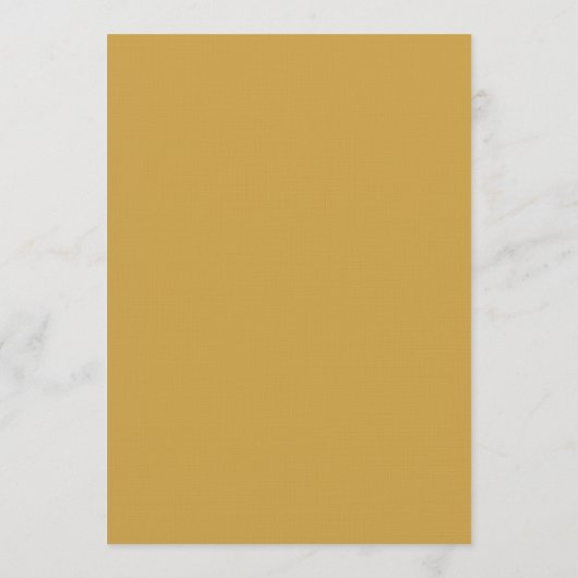 Elegantes Script Wedding Program - Gold Programm (Rückseite)