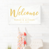 Elegantes Script Wedding Welcome Banner (Insitu)