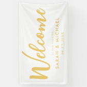 Elegantes Script Wedding Welcome Banner (Vertikal)