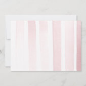 Elegantes Script Welcome Baby Girl Foto Pink Birth Ankündigung (Rückseite)