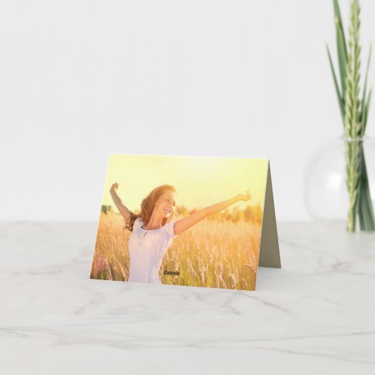 Elegantes Scrolls Script Abschluss 3 Multi-Foto Dankeskarte (Rückseite)